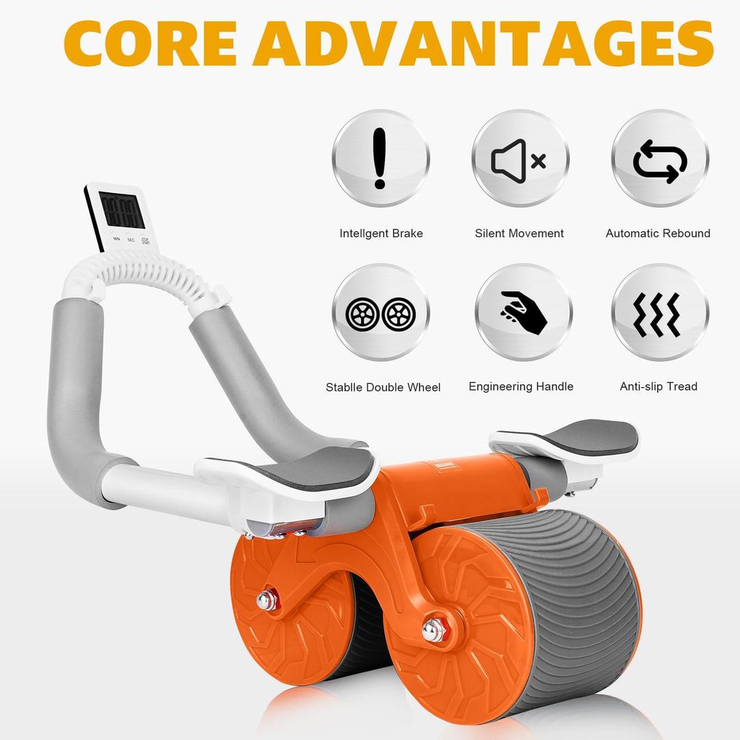 Automatic Rebound Ab Abdominal Exercise Roller